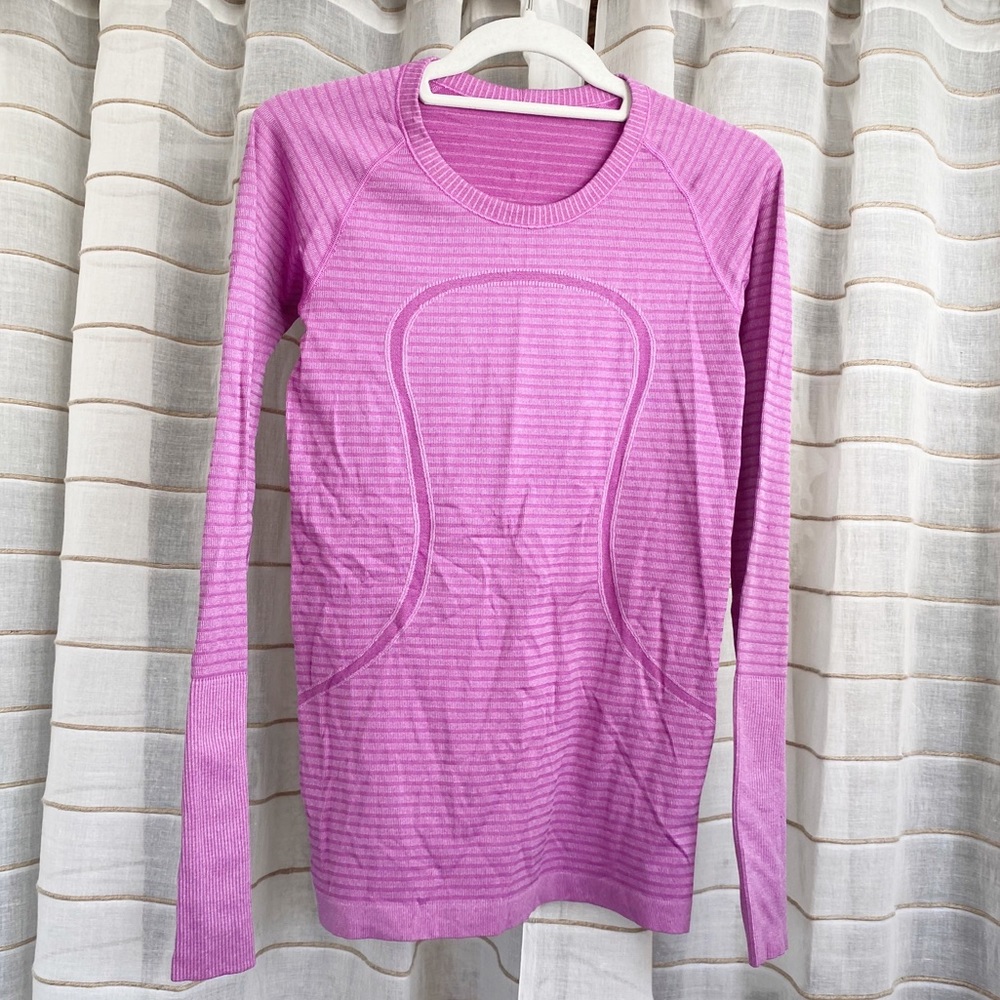 Lululemon Swiftly LS Heathered Ultra Violet